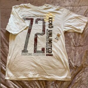 Ecko Unlimited White Graphic Men's Shirt